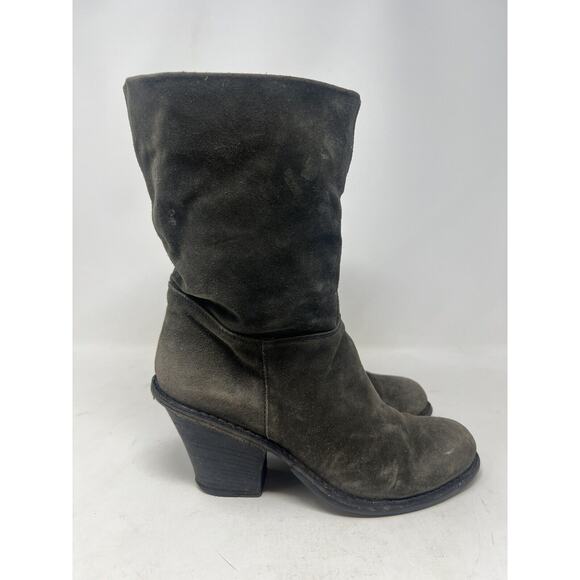 Fiorentini Baker Gray suede Leather Pull on Women’s Boots EUR 39 READ - Picture 4 of 10